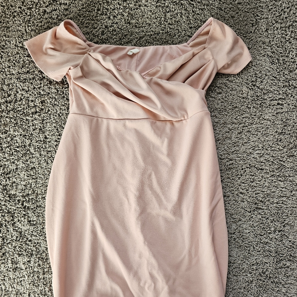 Pink Blush Maternity Cocktail Dress